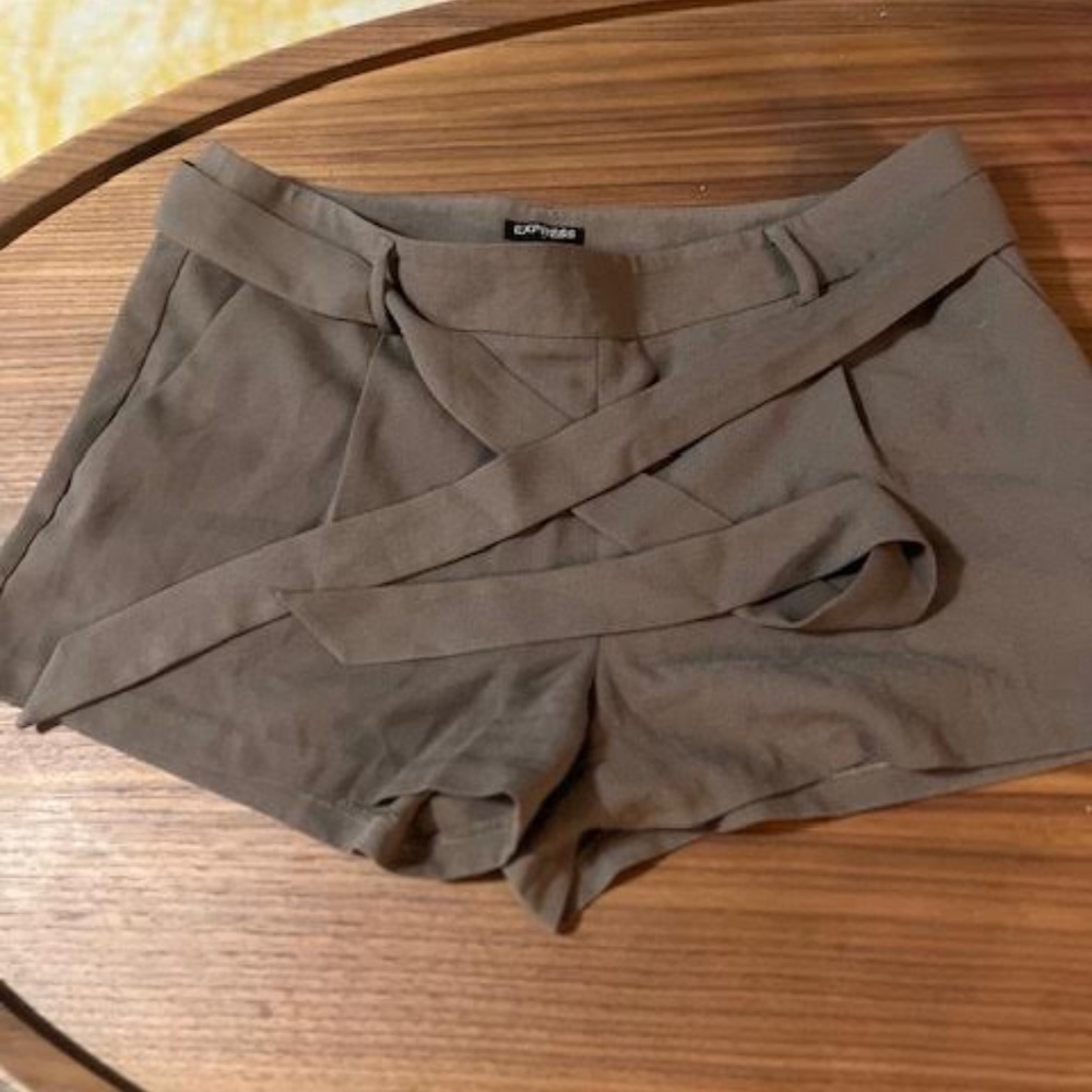 Express Olive Green Shorts - Size 10